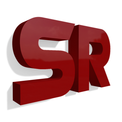 Объемные буквы без подсветки